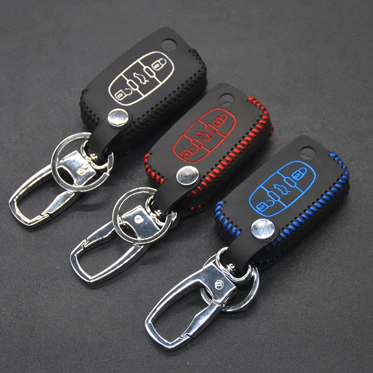 Car key cover car case Suitable for Dongfeng Peugeot folding three-key automobile remote controller | Автомобили и мотоциклы
