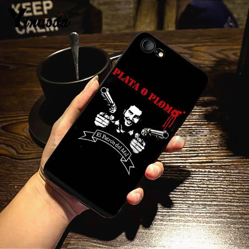 Yinuoda для iPhone 7 6 X Чехол Lead Narcos Pablo Escobar самые классные аксессуары телефонов 7X6 6S 8 Plus 5