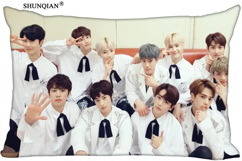 Корейский Поп BOYZ Прямоугольник Наволочка Чехол На Молнии Свадьба на заказ 40х60см