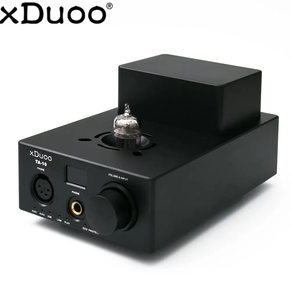 XDUOO TA 10 AK4490 XMOS USB DSD DAC 12AU7 ламповый усилитель для наушников AUX вход коаксиальный