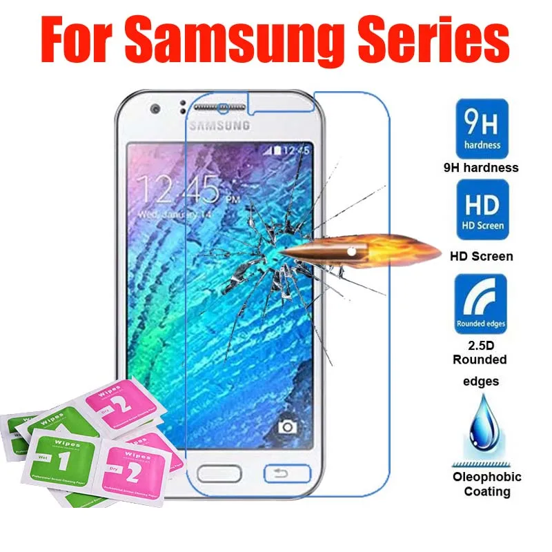 2 шт. для Samsung J1 J2 J3 J5 J7 Max 4 г Ace NXT премьер Mini закаленное Стекло Экран протектор