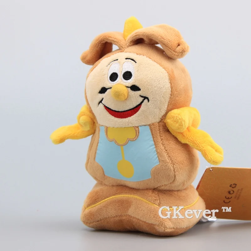 Красавица и Чудовище Cogsworth the Clock плюшевые куклы милые мини мягкие игрушки 18 см детский подарок