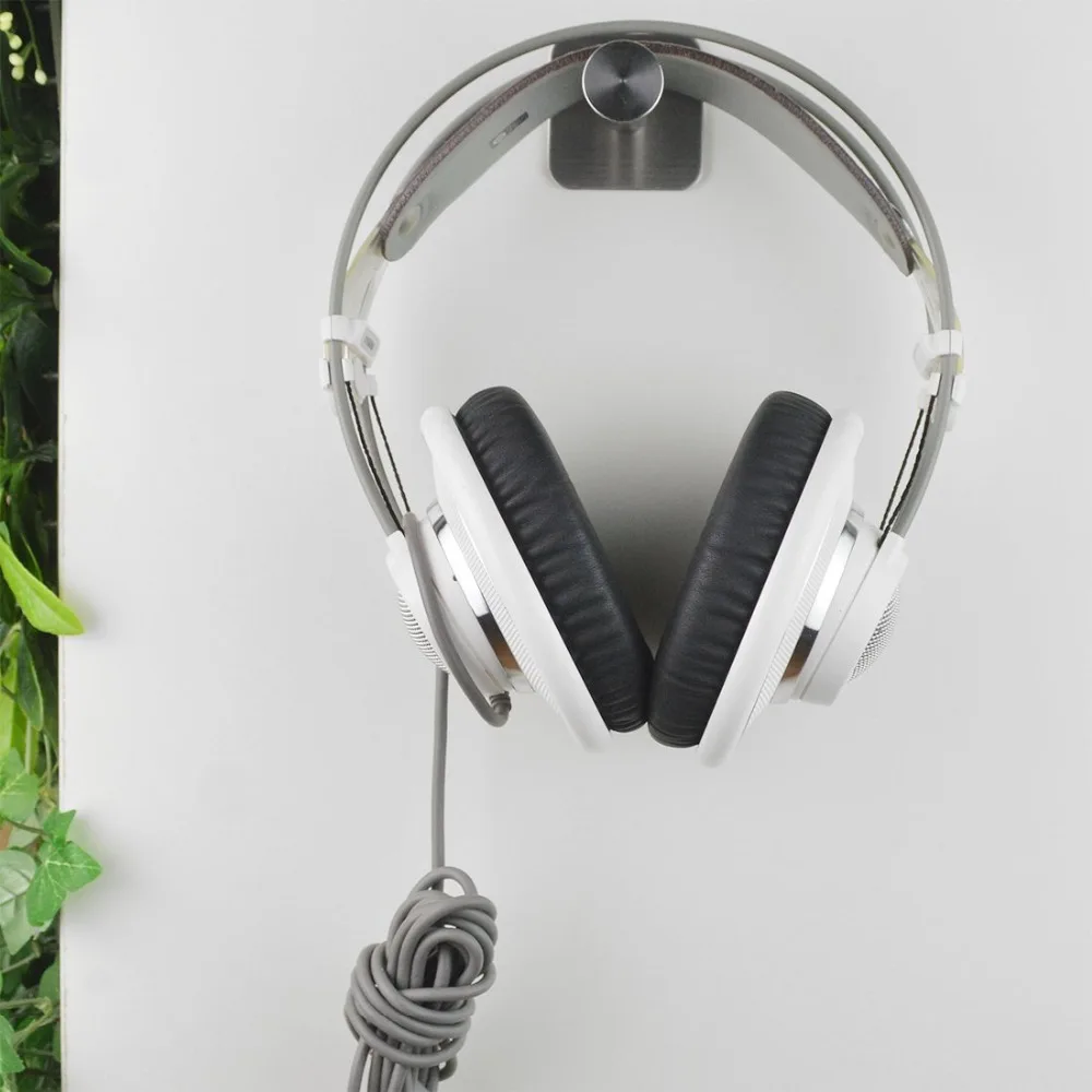 Подставка для наушников держатель из нержавеющей стали с крючками 3M на клейкой