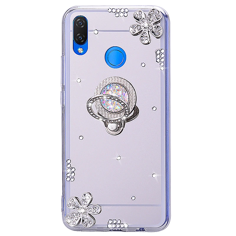 P Smart plus зеркальный блестящий чехол для Huawei P30 Pro P20 Lite Y6 Y7 Prime 2018 Mate 20 Honor 8c 8x p smart 2019 |