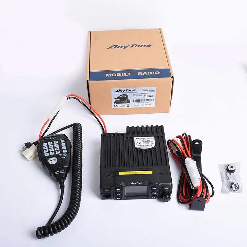 Подходит для AnyTone AT-778UV двухдиапазонный приемопередатчик мобильное радио VHF/UHF двухстороннее радио 200 Канал 5 Вт мощное автомобильное радио