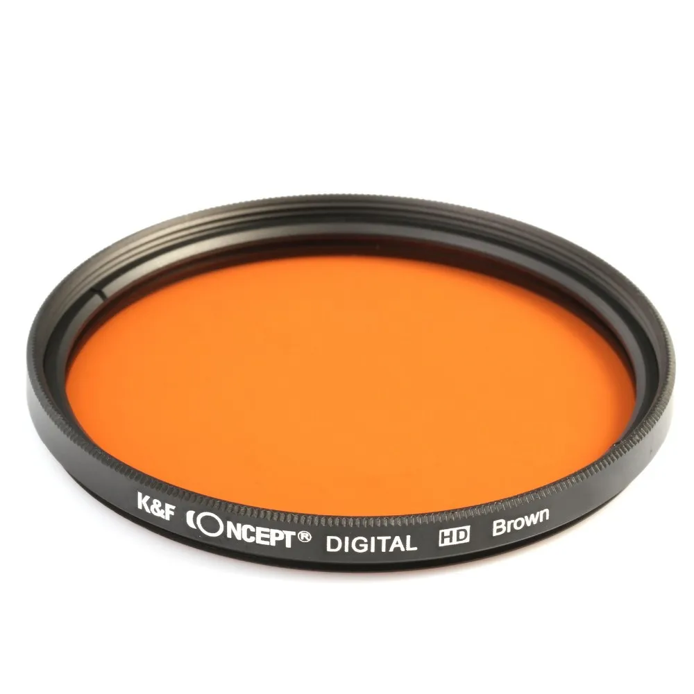 K& F концепция 9 шт. 52 мм полноцветный объектив фильтр Filtro Сумка для фотоаппарата Nikon D3200 D5100 D5200 D3100 18-55 мм оранжевый синий серый красный зеленый