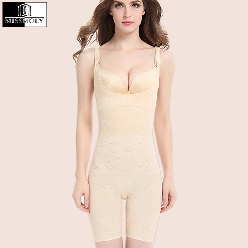 Beige Корректирующее белье для всего тела, Утягивающее нижнее белье для живота, моделирующий пояс, пояс для талии, тренажер для подтягивания ягодиц, женские облегающие трусики, утягивающие корсет - Цвет: Beige