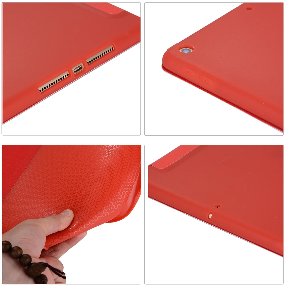 Rovtop Чехол для iPad 9,7 Air 2 Air 1 Pro 10,5 чехол силиконовый мягкий кожаный смарт-чехол для поколения Funda