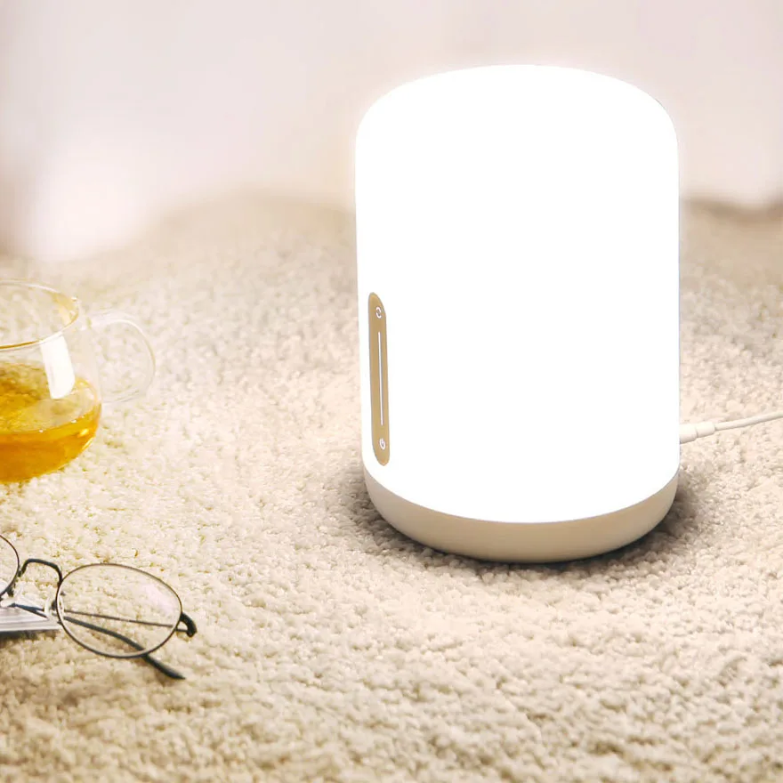 Xiao mi jia прикроватная лампа 2 Smart Light Голосовое управление Bluetooth WiFi подключение Сенсорное управление для mi Home приложение Apple Homekit Siri