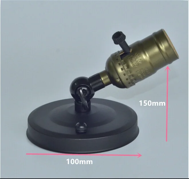 E27 рулевого управления Универсальная база лампа 180 градусов руля свет ресторан