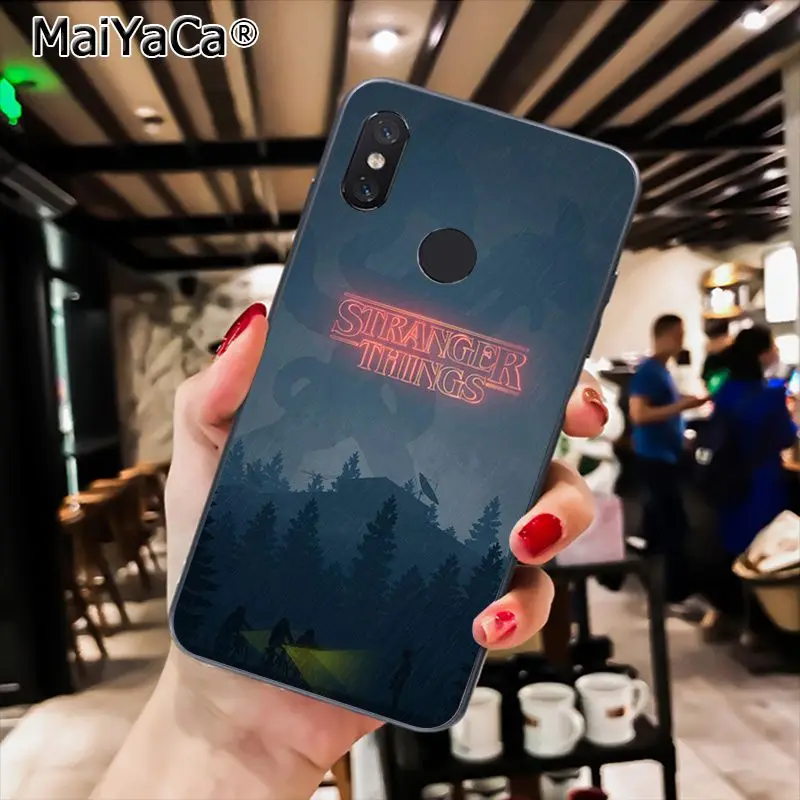 MaiYaCa ТВ странные вещи узор DIY чехол для телефона с рисунком для Xiaomi Redmi4X 6A S2 Go Redmi 5 5Plus Note4 Note5 7 Note6Pro