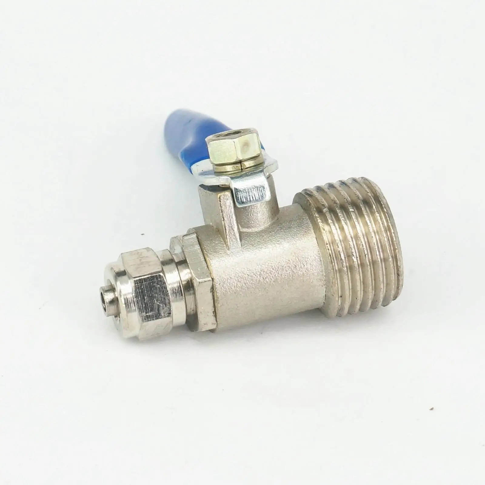 Латунный шаровой клапан 1/2 "BSP Мужской резьбовой подходит для 4/6 мм ID/OD шланг с