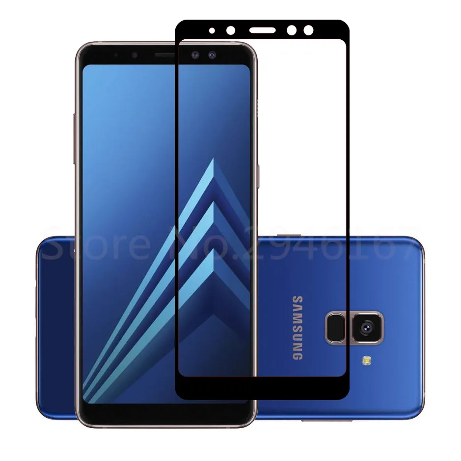 Для Samsung Galaxy A8 2018 A530 A530F 9H полное покрытие закаленное стекло для + Plus SM A730F/DS