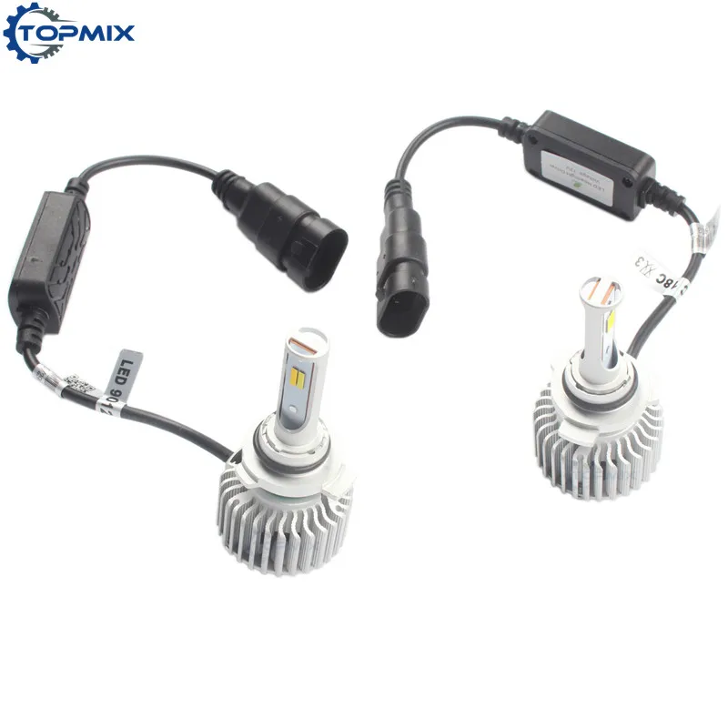 Новая автомобильная светодиодная лампа H4 для фар Hi/Lo Dual Beam 60 Вт 6000Lm/пара 6000 К