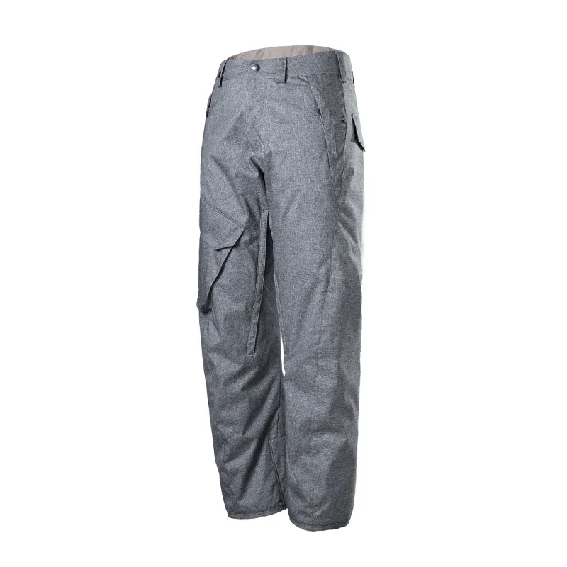 

GSOU SNOW Winter Outdoor Warmth Waterproof Men's Ski Pants Single Double Board Snow Trousers Size XS-XL