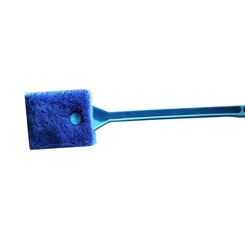40cm Blue Щетка для чистки аквариума инструмент удаления водорослей Стекло Рыба топливный резервуар, скребок Губка Очиститель HG99 - Цвет: 40cm Blue