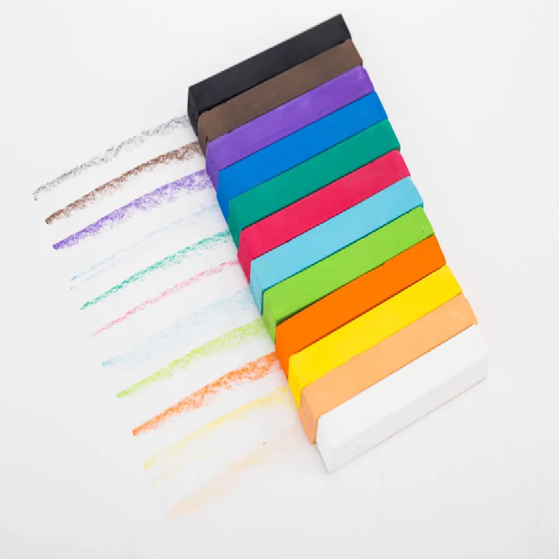 Хит продаж 24 цвета модные мелки для волос нетоксичный мягкий пастельный набор