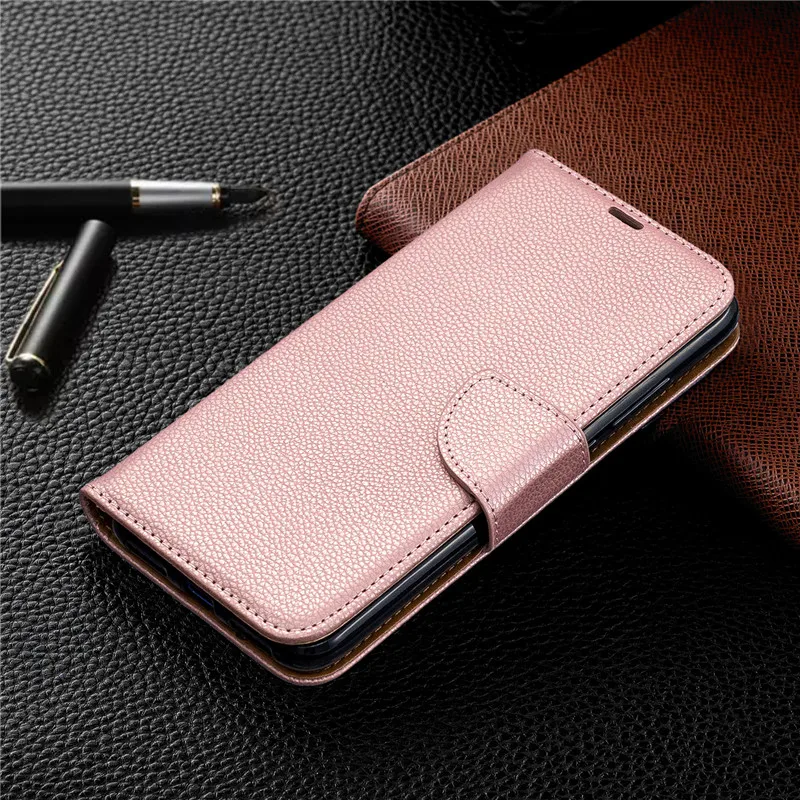 

Luxury Flip Solid Color Leather Case For Xiaomi Redmi 7A 8 8A 9 9A Note9 Case Cover Book Style Cell Phone For Redmi K20 K30 6 6A