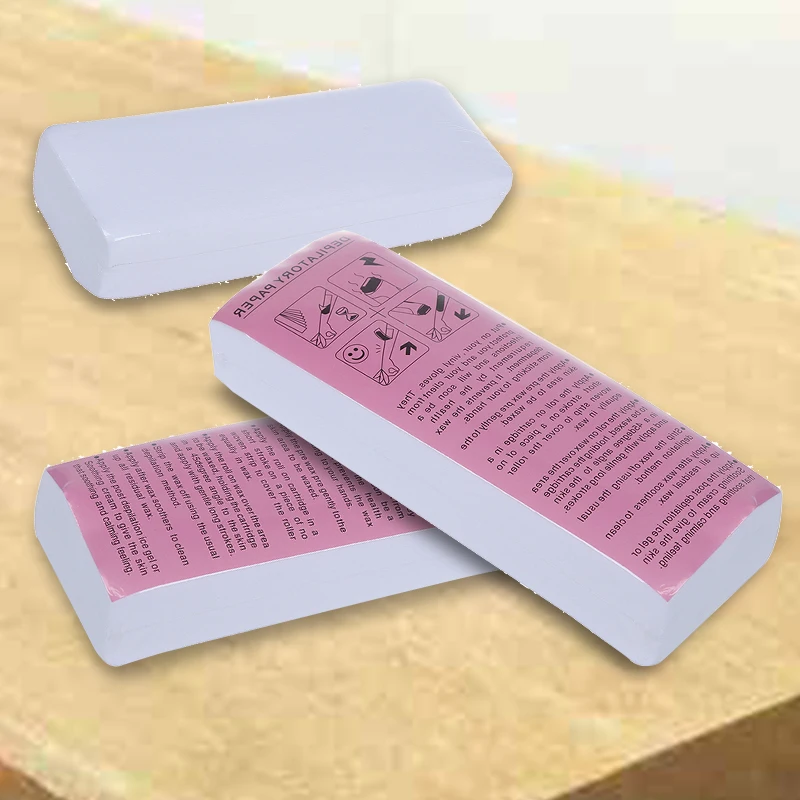 Простые белые ленты для удаления волос (в упаковке 100) портативные женщин/мужчин |