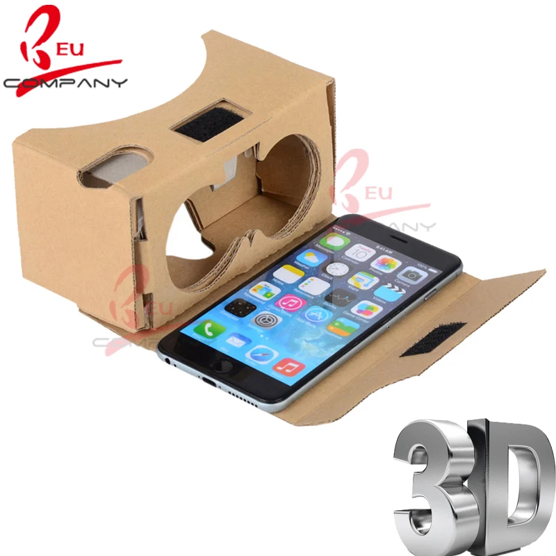 Горячие продаж!!!!!!!! 42 мм диаметр с fl 55 google картон версии 4 линзы | Инструменты