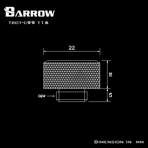 Курган TBDT C99T16 OD16mm жесткие трубки фитинги G1/4 адаптеры для трубки|tube rgb|adapters franceadapt uk