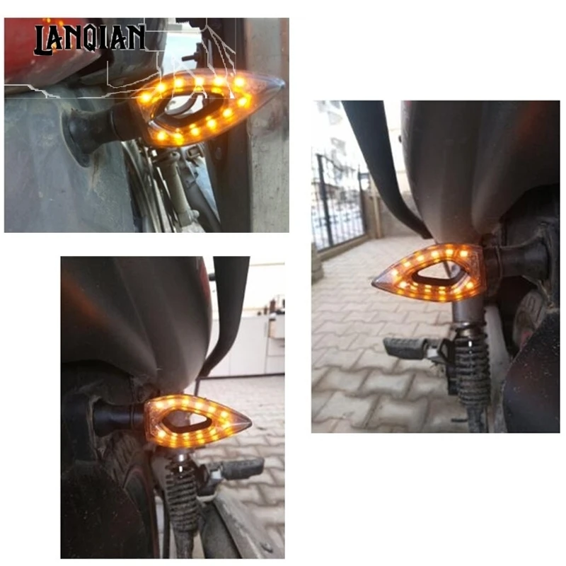 Светодиодные Мотоциклетные аксессуары мотоциклетные поворотники светильник