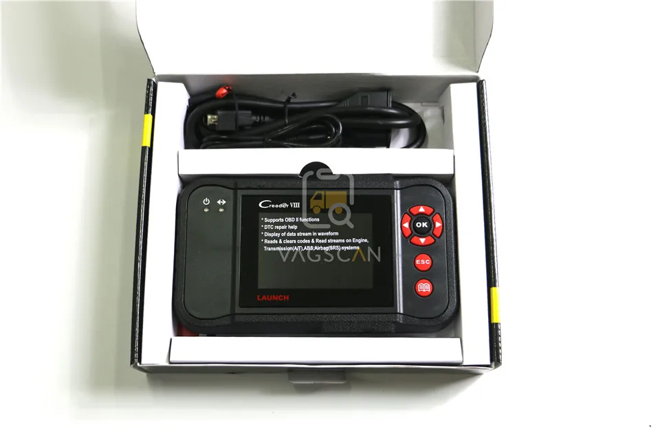 Launch X431 X-431 считыватель кода OBD creader VII(crp129) ENG/ABS/SRS/AT+ масло/EPB/SAS сброс обновление онлайн автомобиля диагностический инструмент