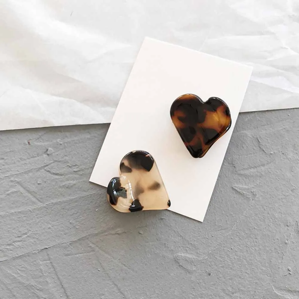 Женская модная заколка для челки в стиле ретро женские заколки волос леопардовая