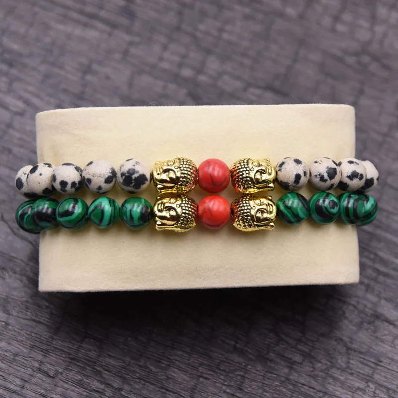 Браслет Будда с бусинами 8 мм браслеты для женщин мужские ювелирные изделия