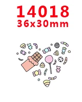 PR14018 30 шт./лот плоское заднее плоское украшение из смолы diy украшения аксессуары 10 штук, материалы ручной работы PR13716 - Цвет: PR14018