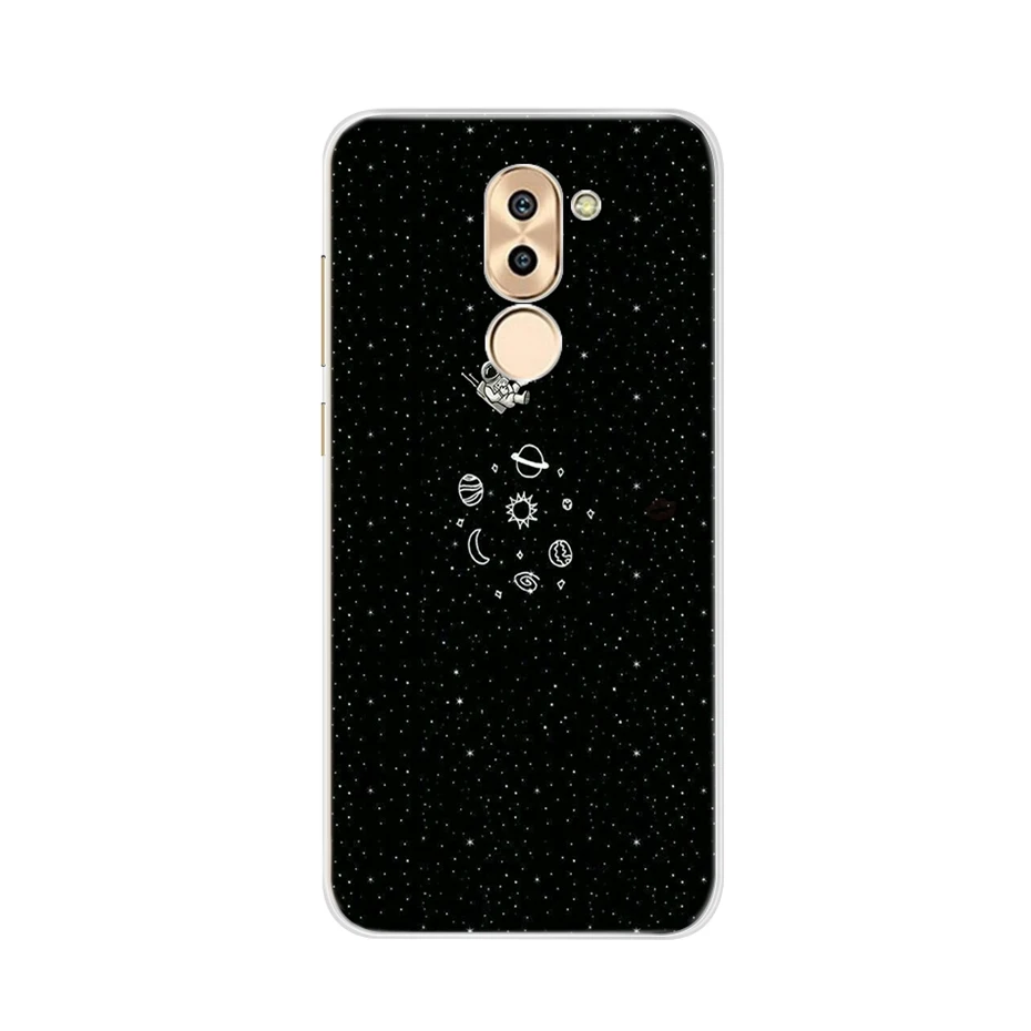 Чехол для huawei Honor 6X, чехол huawei mate 9 Lite, чехол 5,5, мягкий силиконовый чехол для телефона из ТПУ, чехол s для huawei Honor 6X GR5, задняя крышка - Цвет: Лимонно-желтый
