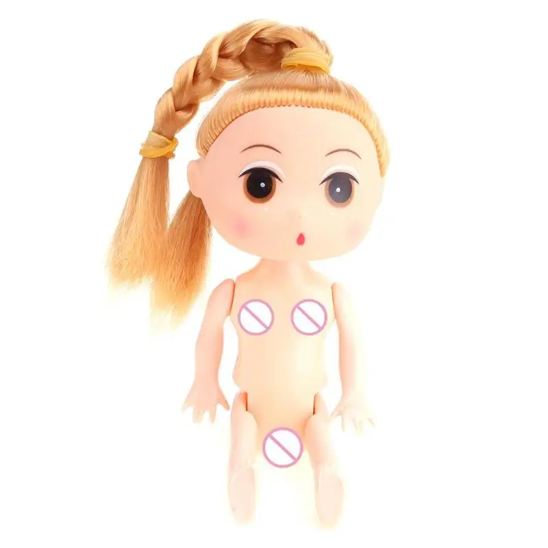 Новинка 1 шт. 12 см кукла путаная прочная Экологически чистая Обнаженная для