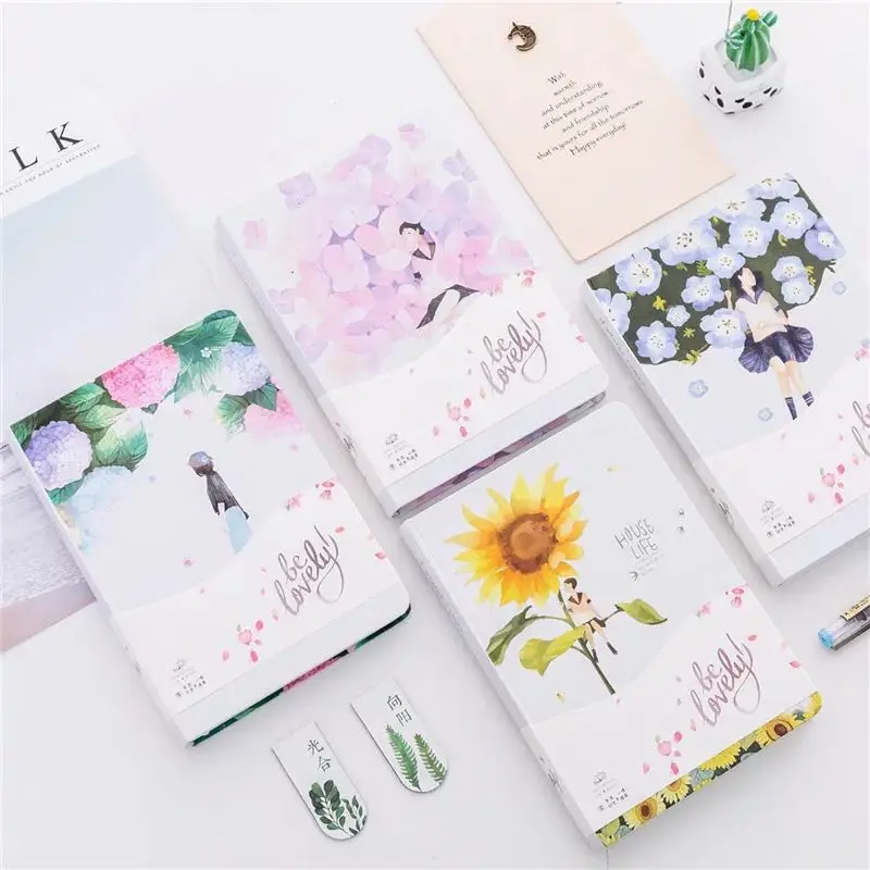 Be Lovely Flower записная книжка для девочек цветная бумага в твердом переплете дневник
