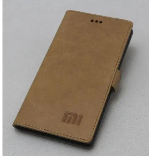 Чехол для Xiaomi Redmi 7, откидной чехол, чехол из натуральной кожи, защитный чехол, задняя крышка, чехол для телефона REDMI Note 7 pro - Цвет: light brown