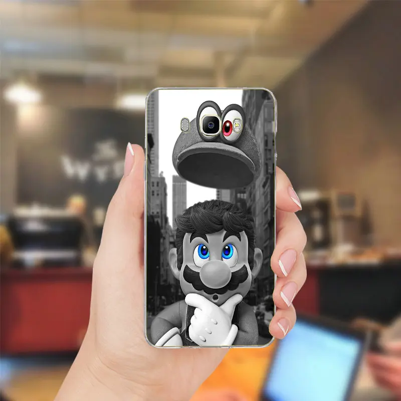 Soft Silicone TPU Mobile Phone Cases for Samsung Galaxy A3 A5 A7 J1 J2 J3 J5 J7 2016 2017 Coque Shell Hot Super Marios Strikes | Мобильные