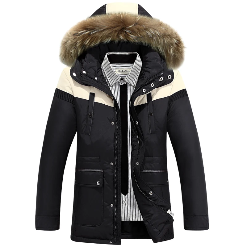 Winter Jacket Men With Hood Coat Boy Men's Male White Duck Down Down-Jacket Coats Plus Size M-4XL |
