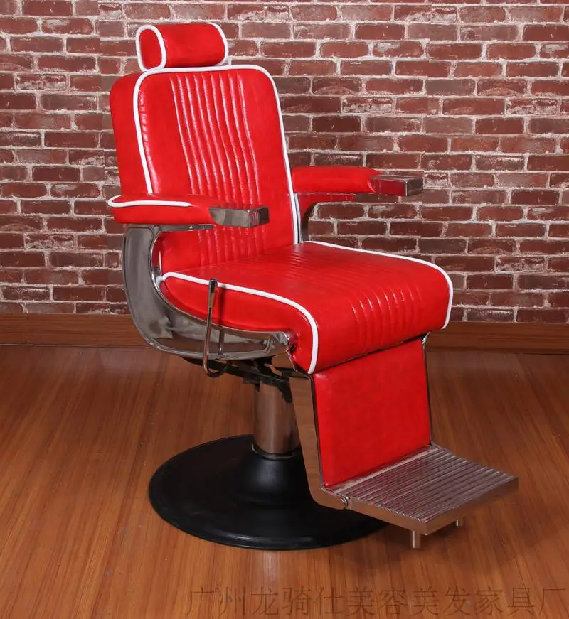 

Hairdressing shop cut hair restoring ancient ways hair chair fashion hairdressing lift put down the large pump raises hair chair