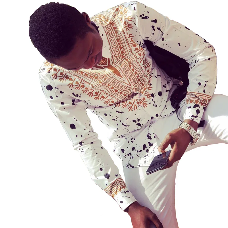 Новинка 3d одежда в африканском стиле национальный мир рубашки платья хип хоп