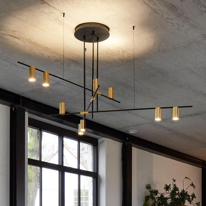 

Scandinavian Post-modern LED Ceiling Chandeliers Lighting Creative Designer Hanging Lamp Dining Room Living Room Coffee Lustre