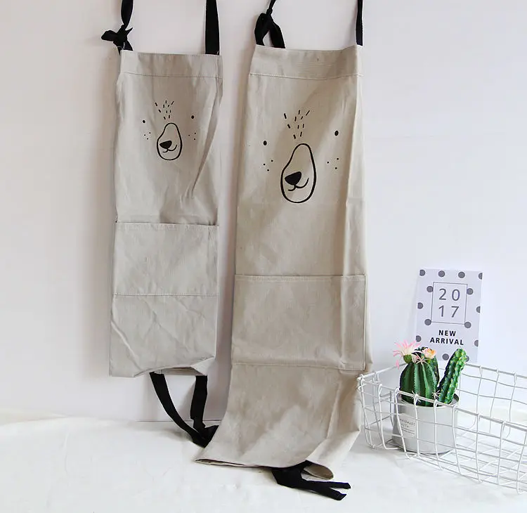 Simple Aprons Cotton Cartoon Lion Pattern wholesale retail Kitchen Baking Painting Apron Cooking Accessories | Дом и сад