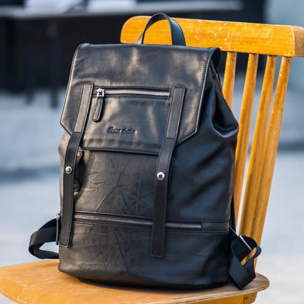 BISON DENIM модный рюкзак для подростков Большой Вместительный Мужской 15 &quotрюкзак