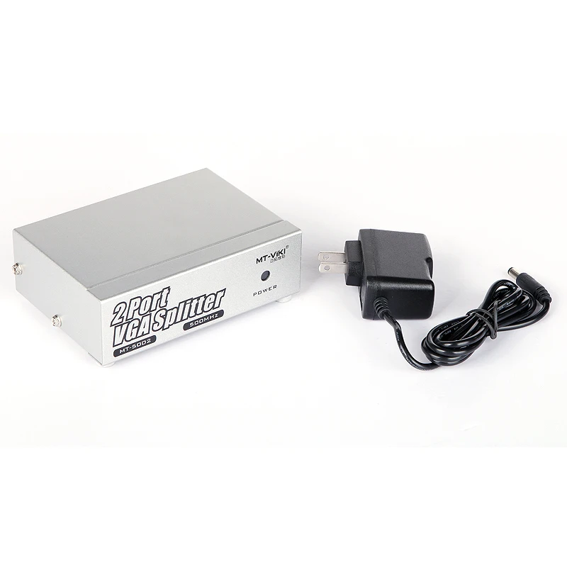 Разветвитель VGA 1x2 с усилителем сигнала высокое разрешение 500 МГц выход 1 в 2 для