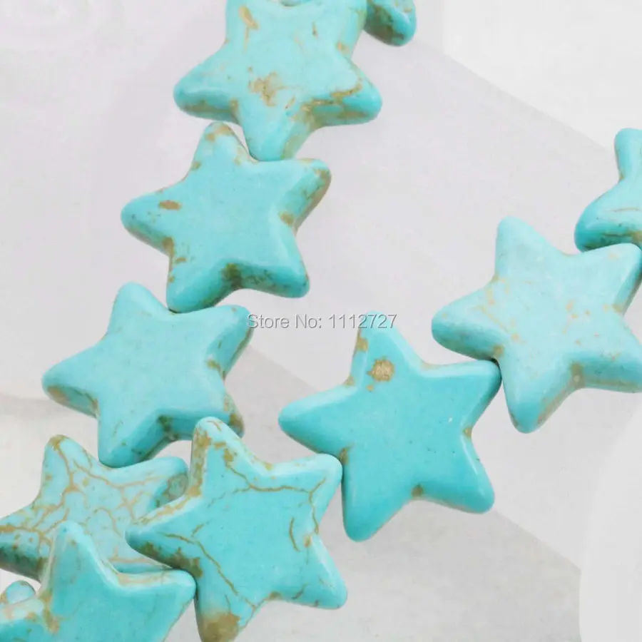 Украшения ремесла звезда Турция Howlite свободные бусы из халцедона полуготовый