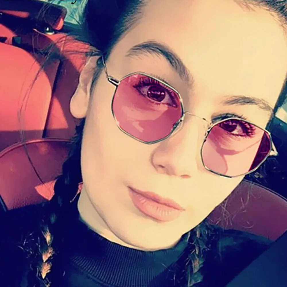 Лидер продаж 2017 Классические шестигранные Квадратные прозрачные солнцезащитные