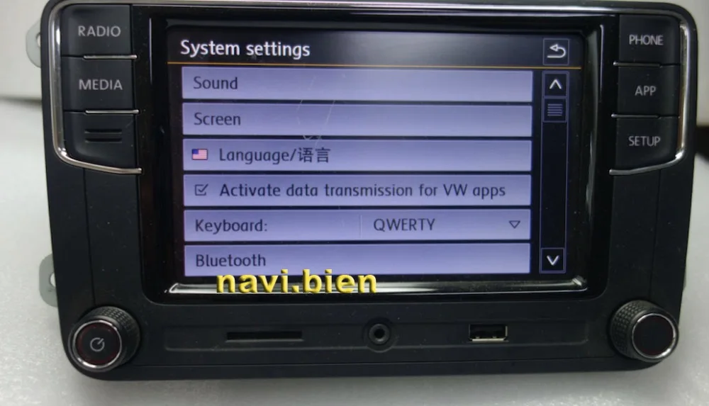 CarPlay RCD330 RCD330G Plus APP 6 5 &quotавтомобиль MIB радио для гольфа Jetta CC Tiguan Passat Polo 6RD 035 187B|mib