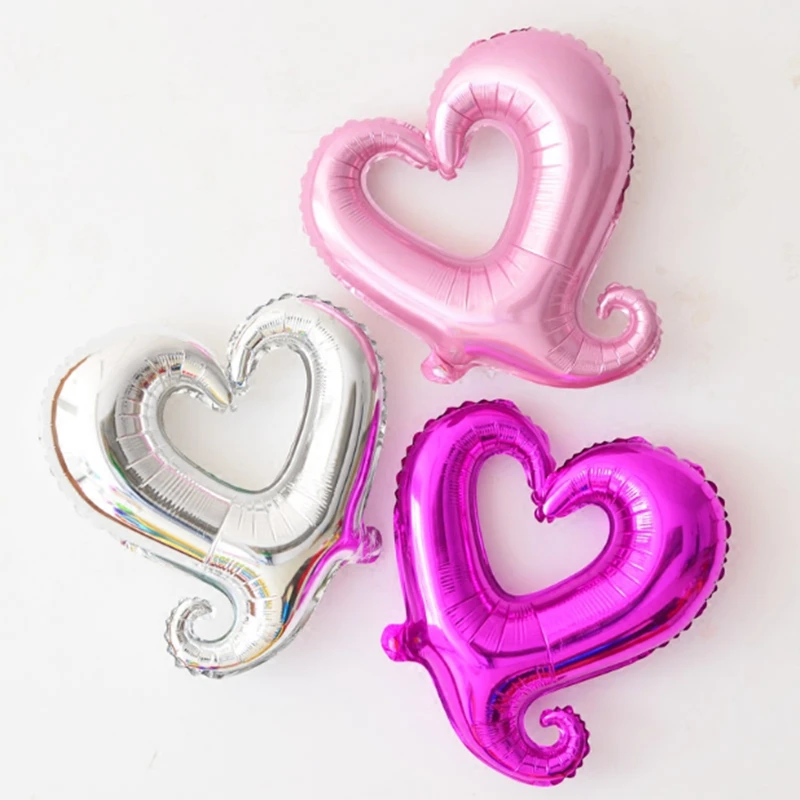 Фольгированный воздушный шар в форме сердца 18 дюймов|balloons for valentines|balloon balloonballoon