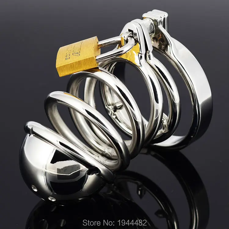 Высококачественная Мужская клетка верности из нержавеющей стали металлический