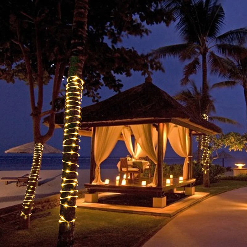 Светодиодный струнный светильник водонепроницаемый RGB светодиодный веревочный