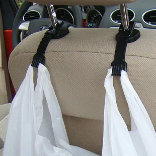 

2pcs Plastic Auto Car Truck Shopping Bag Holder Seat Hook Hanger Organizer