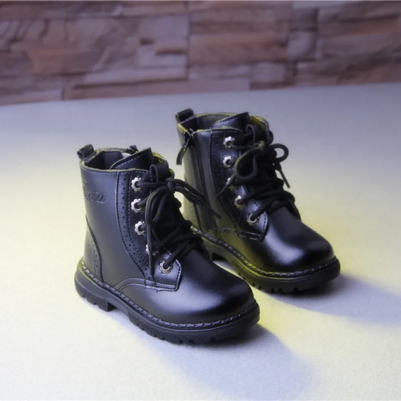 

Side Zipper New Children's Shoes Autumn Winter Boots Baby Boots Fashion Children Short Boots